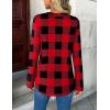 Zeagoo Womens Roll Up Long Sleeve Tops V Neck Shirts Dressy Casual Work Blouses S-2XL(Gw18)
