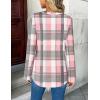Zeagoo Womens Roll Up Long Sleeve Tops V Neck Shirts Dressy Casual Work Blouses S-2XL(Gw326)
