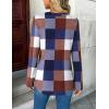 Zeagoo Womens Roll Up Long Sleeve Tops V Neck Shirts Dressy Casual Work Blouses S-2XL(Jh495)