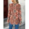 Zeagoo Womens Roll Up Long Sleeve Tops V Neck Shirts Dressy Casual Work Blouses S-2XL(Mz896)