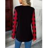 Zeagoo Womens Roll Up Long Sleeve Tops V Neck Shirts Dressy Casual Work Blouses S-2XL(Sd487)