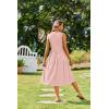 Zeagoo Women’s Summer Tank Midi Dress with Pockets Floral Sleeveless A-Line Casual Loose T-Shirt Dresses Beach Sundress 2026(Pink Floral)