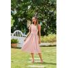 Zeagoo Women’s Summer Tank Midi Dress with Pockets Floral Sleeveless A-Line Casual Loose T-Shirt Dresses Beach Sundress 2026(Pink Floral)