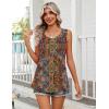 Zeagoo Womens Summer Tank Tops Sleeveless Babydoll Tops Loose Fit Tunic Blouses Crew Neck Flowy Shirts S-3XL(Aa Paisley Floral Print)