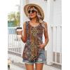 Zeagoo Womens Summer Tank Tops Sleeveless Babydoll Tops Loose Fit Tunic Blouses Crew Neck Flowy Shirts S-3XL(Aa Paisley Floral Print)