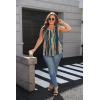 Zeagoo Womens Summer Tank Tops Sleeveless Babydoll Tops Loose Fit Tunic Blouses Crew Neck Flowy Shirts S-3XL(Brushstroke Stripe)