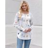 Zeagoo Womens Tunic Tops to Wear with Leggings Long Sleeve Crew Neck Thumb Hole Shirts Loose Tshirts Fall Clothes(Bf290)