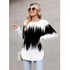 Zeagoo Womens Tunic Tops to Wear with Leggings Long Sleeve Crew Neck Thumb Hole Shirts Loose Tshirts Fall Clothes(Jb204)