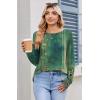 Zeagoo Womens Tunic Tops to Wear with Leggings Long Sleeve Crew Neck Thumb Hole Shirts Loose Tshirts Fall Clothes(Mz839)