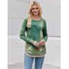 Zeagoo Womens Tunic Tops to Wear with Leggings Long Sleeve Crew Neck Thumb Hole Shirts Loose Tshirts Fall Clothes(Mz839)