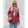Zeagoo Womens Tunic Tops to Wear with Leggings Long Sleeve Crew Neck Thumb Hole Shirts Loose Tshirts Fall Clothes(Sf186)
