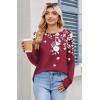 Zeagoo Womens Tunic Tops to Wear with Leggings Long Sleeve Crew Neck Thumb Hole Shirts Loose Tshirts Fall Clothes(Sf186)