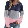 Navy Blue/Grey/Pink