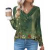 Green-floral Printed