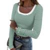 Green White Stripe