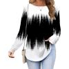 Zeagoo Womens Tunic Tops to Wear with Leggings Long Sleeve Crew Neck Thumb Hole Shirts Loose Tshirts Fall Clothes(Jb204)