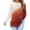 Zeagoo Womens Tunic Tops to Wear with Leggings Long Sleeve Crew Neck Thumb Hole Shirts Loose Tshirts Fall Clothes(Jb205)