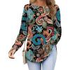 Zeagoo Womens Tunic Tops to Wear with Leggings Long Sleeve Crew Neck Thumb Hole Shirts Loose Tshirts Fall Clothes(Mz848)
