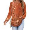 Zeagoo Womens Tunic Tops to Wear with Leggings Long Sleeve Crew Neck Thumb Hole Shirts Loose Tshirts Fall Clothes(Mz867)