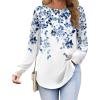 Zeagoo Womens Tunic Tops to Wear with Leggings Long Sleeve Crew Neck Thumb Hole Shirts Loose Tshirts Fall Clothes(Wf41)