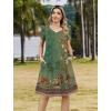 ZEAGOO Womens Summer A-Line Dress with Pockets Mini Short Sleeve Dresses Flowy Beach Swing Dress 2026 Vacation Travel(A02-pa171)