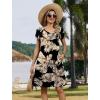 ZEAGOO Womens Summer A-Line Dress with Pockets Mini Short Sleeve Dresses Flowy Beach Swing Dress 2026 Vacation Travel(A03-zw29)