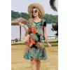 ZEAGOO Womens Summer A-Line Dress with Pockets Mini Short Sleeve Dresses Flowy Beach Swing Dress 2026 Vacation Travel(Pa116)