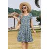 ZEAGOO Womens Summer A-Line Dress with Pockets Mini Short Sleeve Dresses Flowy Beach Swing Dress 2026 Vacation Travel(Pa236)