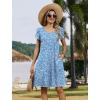 ZEAGOO Womens Summer A-Line Dress with Pockets Mini Short Sleeve Dresses Flowy Beach Swing Dress 2026 Vacation Travel(Xh41)