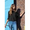 Zeagoo Crochet Tops for Women Off The Shoulder Sweaters Summer Long Sleeve Hollow Out Knit Beach Clothes S-XXL(Black)