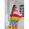 Zeagoo Crochet Tops for Women Off The Shoulder Sweaters Summer Long Sleeve Hollow Out Knit Beach Clothes S-XXL(Pink Red Yellow Green Blue)