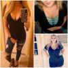 Zeagoo Sexy Tops for Women Deep V Neck Shirts Summer Low Cut Top Short Sleeve Tshirts Trendy Clothes Fashion Clothing(A01-black)