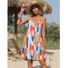 Zeagoo Summer Dresses for Women Boho Beach Dress Sleeveless Sundresses with Pockets Casual Loose Tank Tshirt Sun Dress(Multicolor Printed)