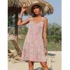 Zeagoo Summer Dresses for Women Boho Beach Dress Sleeveless Sundresses with Pockets Casual Loose Tank Tshirt Sun Dress(Pink Floral Print)
