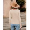 Zeagoo Sweaters for Women 2026 Knit Trendy Long Sleeve Lightweight Slim Fit Pullover Cutout Tops S-XXL(Coffee)