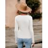 Zeagoo Sweaters for Women 2026 Knit Trendy Long Sleeve Lightweight Slim Fit Pullover Cutout Tops S-XXL(White)