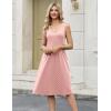 Zeagoo Women Summer Casual Dresses 2026 Sleeveless Midi Pleated Tank Sundress with Pockets V Neck A Line Swing Tshirt Dress(Polka Dots)