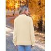 Zeagoo Women’s 2025 Fall Turtleneck Sweaters Trendy Loose Long Sleeve Knit Pullover Jumper Tops(Beige)