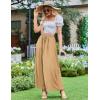 Zeagoo Women’s 2026 Boho Floral Skirt Casual Elastic High Waist Maxi Skirts Flowy A Line Beach Long Skirt with Side Pockets(Camel)