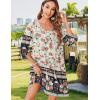Zeagoo Womens Boho Dresses Casual Beach Summer Dress Tassel Tie Neck 3/4 Long Sleeve Mini Sundress 2026 Floral Print Cover Up(02 Apricot)