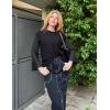 Zeagoo Women’s Cap Sleeve Sweater Vest Crew Neck Sleeveless Casual Knit Tops 2024 Summer Clothes S-XXL(Black)