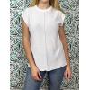 Zeagoo Women’s Cap Sleeve Sweater Vest Crew Neck Sleeveless Casual Knit Tops 2024 Summer Clothes S-XXL(White)