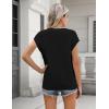 Zeagoo Women’s Cap Sleeve Sweaters Vest Crew Neck Knit Sweater Tops 2025 Casual Summer Sleeveless T Shirt(Black)