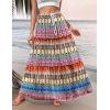 Zeagoo Womens Casual Maxi Skirts for Women 2026 High Waist Boho Skirts Floral Printed Long Flowy Skirt with Pockets(Boho-printed-03)