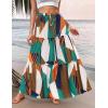 Zeagoo Womens Casual Maxi Skirts for Women 2026 High Waist Boho Skirts Floral Printed Long Flowy Skirt with Pockets(Multicolor)