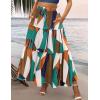 Zeagoo Womens Casual Maxi Skirts for Women 2026 High Waist Boho Skirts Floral Printed Long Flowy Skirt with Pockets(Multicolor)