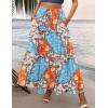 Zeagoo Womens Casual Maxi Skirts for Women 2026 High Waist Boho Skirts Floral Printed Long Flowy Skirt with Pockets(Multicolor-03)