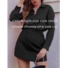 Zeagoo Womens Mini Skirts Elastic High Waisted Skirts Stain A-Line Zipper Party Club Skirt 2025(A-black)