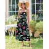 Zeagoo Women’s Summer Casual Boho Sundress Spaghetti Strap Square Neck Flowy Midi Dresses A Line Beach Dress with Pockets(A04-hp30)