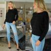 Zeagoo Womens Sweaters Cute Long Sleeve Off The Shoulder Pullover Tops Hollow Out Crochet Dressy Casual Outfits(A-black)
